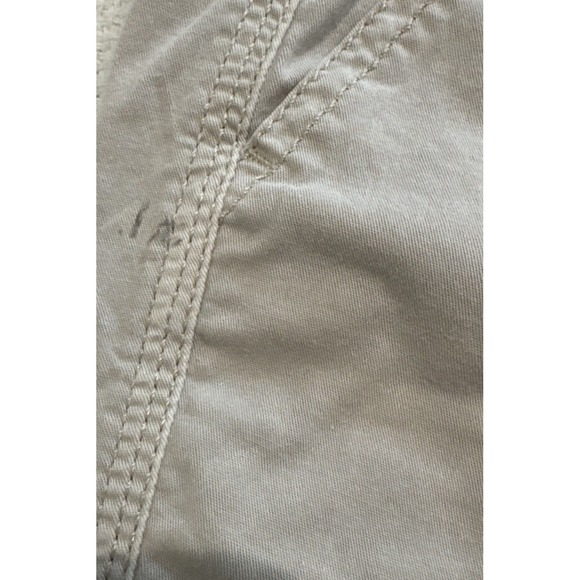 Sonoma Womens Bermuda Khaki Shorts Size 16 Elastic Waist Cotton Pockets - Picture 6 of 7